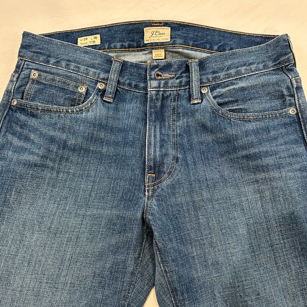 Jcrew 770 style mens jeans